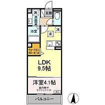 グランツタウン 206 ｜ 静岡県浜松市中央区佐藤２丁目823、824（賃貸アパート1LDK・2階・33.34㎡） その2