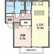 グランメールII  ｜ 静岡県浜松市中央区将監町（賃貸アパート1LDK・2階・46.15㎡） その2