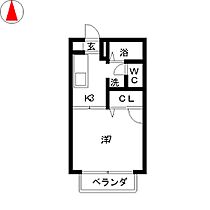 ディアスバイオレット  ｜ 静岡県浜松市中央区芳川町（賃貸アパート1K・2階・25.14㎡） その2