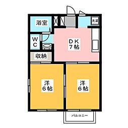 間取図画像 2DK