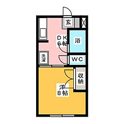 間取図画像 1DK
