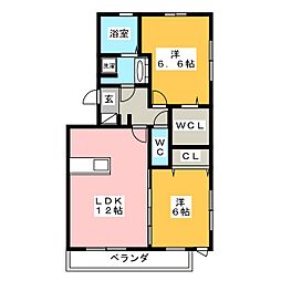 RoyalWin's 2LDKの間取図画像