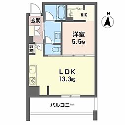 グラン佐藤 1LDKの間取図画像