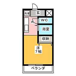 間取図画像 1K