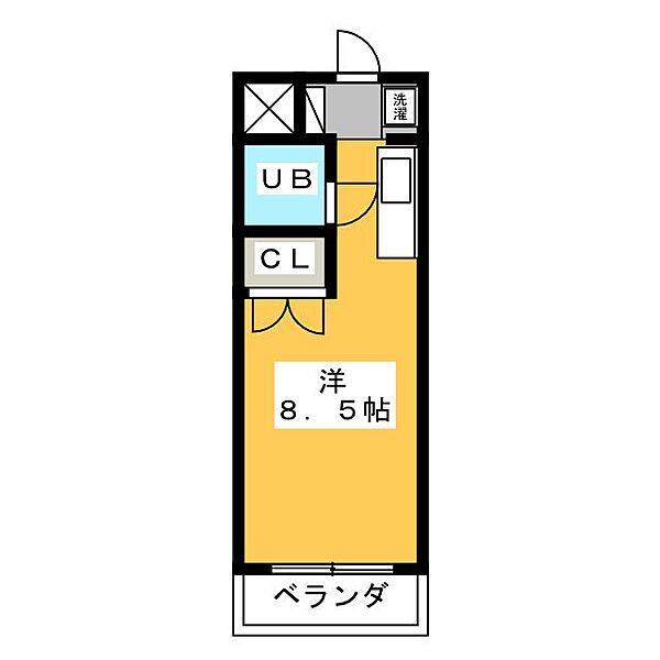 白銀シティハイツ ｜静岡県沼津市白銀町(賃貸マンション1R・2階・21.06㎡)の写真 その2