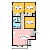 セラーン新宿  ｜ 静岡県沼津市新宿町（賃貸マンション3LDK・5階・87.41㎡） その2