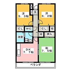 物件の間取り