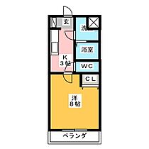 グローリーノーブル  ｜ 静岡県藤枝市志太（賃貸マンション1K・2階・25.92㎡） その2