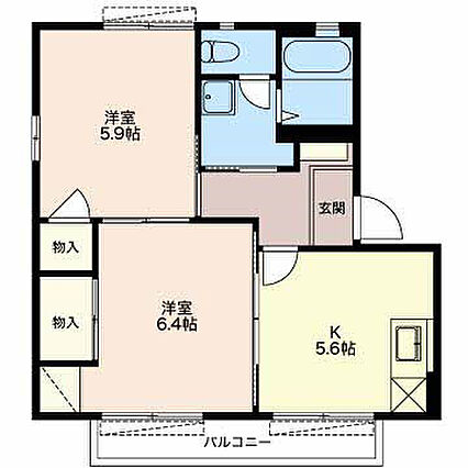 コモンシティ前島E_間取り_0