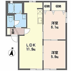 物件の間取り