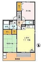 メルベーユ  ｜ 静岡県掛川市西大渕（賃貸アパート2LDK・1階・54.64㎡） その2