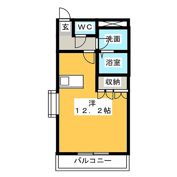 トリュイート ｜静岡県掛川市杉谷南１丁目(賃貸マンション1K・2階・36.00㎡)の写真 その2