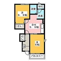 ユートピア  ｜ 静岡県掛川市入山瀬（賃貸アパート2DK・1階・42.77㎡） その2