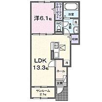 グランジュール掛川Ａ 102 ｜ 静岡県掛川市杉谷南２丁目15-5（賃貸アパート1LDK・1階・50.05㎡） その2