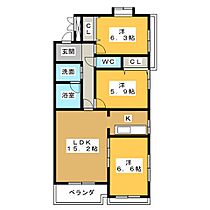 ラフィーネ掛川aI  ｜ 静岡県掛川市亀の甲１丁目（賃貸マンション3LDK・2階・72.28㎡） その2