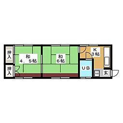 🉐敷金礼金0円！🉐コーポＫＡＮＯＵ