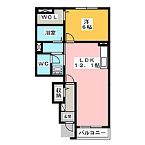 リバーヒルズN  ｜ 静岡県富士市富士岡（賃貸アパート1LDK・1階・45.34㎡） その2