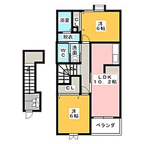 シーサイドパレス  ｜ 静岡県富士市田中新田（賃貸アパート2LDK・2階・57.02㎡） その2