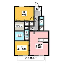 ヴィラージュ  ｜ 静岡県富士市宮島（賃貸アパート2LDK・1階・53.33㎡） その2