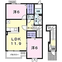 メゾン　デ　ルナクＡ  ｜ 静岡県富士市宇東川東町（賃貸アパート2LDK・2階・58.80㎡） その2