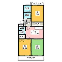 コーポラス石川  ｜ 静岡県富士市水戸島本町（賃貸マンション3DK・2階・60.12㎡） その2