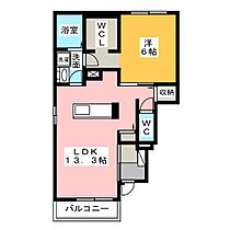 グラン　ソレイユ  ｜ 静岡県富士市今泉（賃貸アパート1LDK・1階・47.31㎡） その2