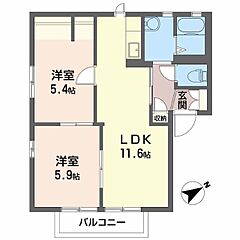 物件の間取り
