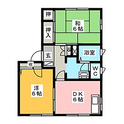 間取図画像 2DK