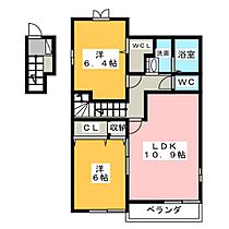 ガーデンハウス月代Ｂ  ｜ 静岡県富士宮市小泉（賃貸アパート2LDK・2階・59.28㎡） その2