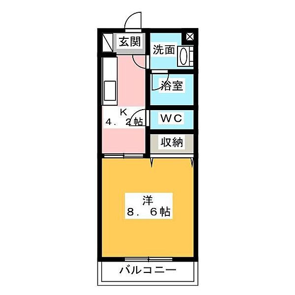 ミルレーブI 105｜静岡県富士宮市小泉(賃貸マンション1DK・1階・30.35㎡)の写真 その2