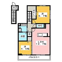 シャルマン・ペッシェ  ｜ 静岡県富士宮市野中（賃貸アパート2LDK・2階・61.54㎡） その2