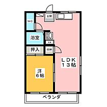 富士光コーポ若の宮  ｜ 静岡県富士宮市若の宮町（賃貸マンション1LDK・1階・40.00㎡） その2