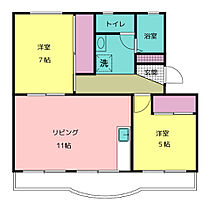 ベル　ヴィラージュ  ｜ 静岡県富士宮市万野原新田（賃貸マンション2LDK・1階・54.09㎡） その2