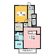 ＫＯＷＬＯＯＮ　Ｊ  ｜ 静岡県富士宮市大岩（賃貸アパート1LDK・1階・45.28㎡） その2