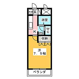 間取図画像 1K