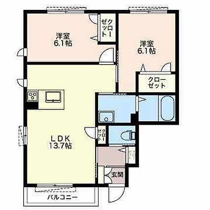 グリーンガーデンC_間取り_0