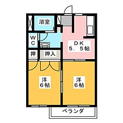 間取図画像 2DK