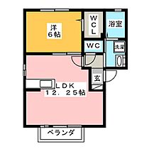 ケープコッド　イン　Ａ  ｜ 静岡県焼津市西小川５丁目（賃貸アパート1LDK・2階・42.11㎡） その2