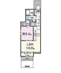 間取図画像 1LDK