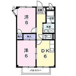間取図画像 2DK