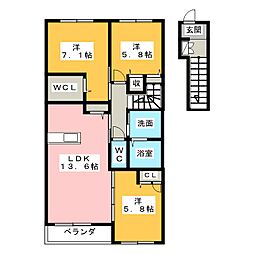 間取図画像 3LDK