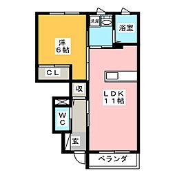 間取図画像 1LDK