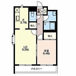 グランドメゾン西小川 1LDKの間取図画像
