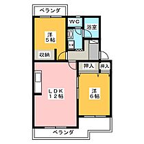 サントピアII  ｜ 静岡県磐田市天龍（賃貸マンション2LDK・2階・49.95㎡） その2