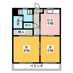 間取図画像 2DK