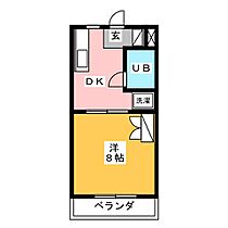 グリーンライフ  ｜ 静岡県袋井市堀越２丁目（賃貸マンション1DK・2階・25.92㎡） その2