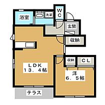 ハピネスハウスY  ｜ 静岡県磐田市中泉（賃貸アパート1LDK・1階・48.39㎡） その2