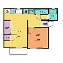 パミールA 103 ｜ 静岡県磐田市上岡田931-1（賃貸アパート1LDK・1階・36.98㎡） その2