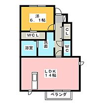 AフラッツB  ｜ 静岡県袋井市久能（賃貸アパート1LDK・1階・51.68㎡） その2