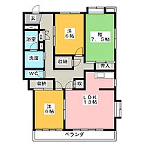 門倉ハイツヴィラ  ｜ 静岡県袋井市高尾（賃貸マンション3LDK・3階・90.47㎡） その1